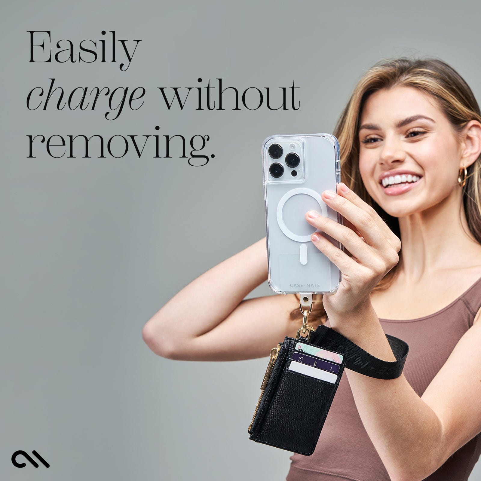 EASILY CHARGE WITHOUT REMOVING