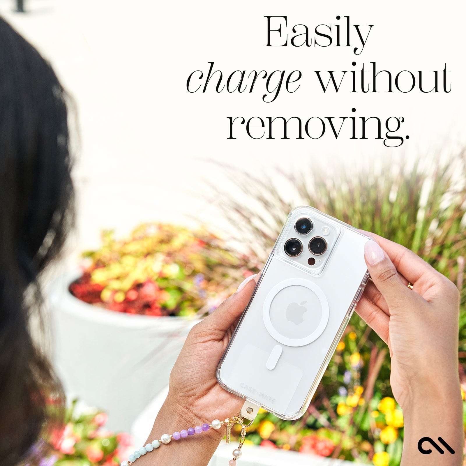 EASILY CHARGE WITHOUT REMOVNG