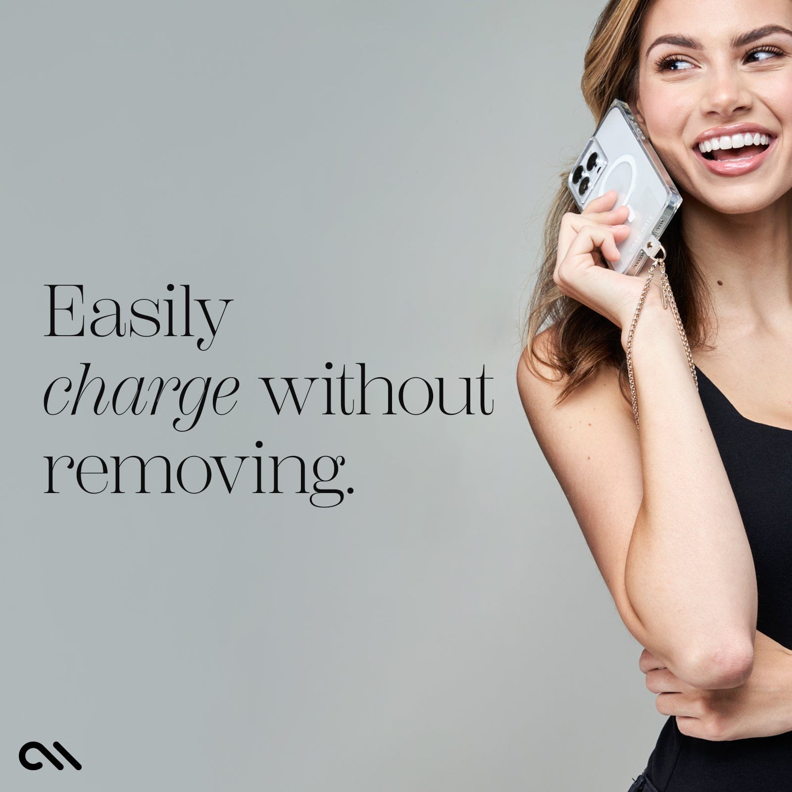 EASILY CHARGE WITHOUT REMOVING