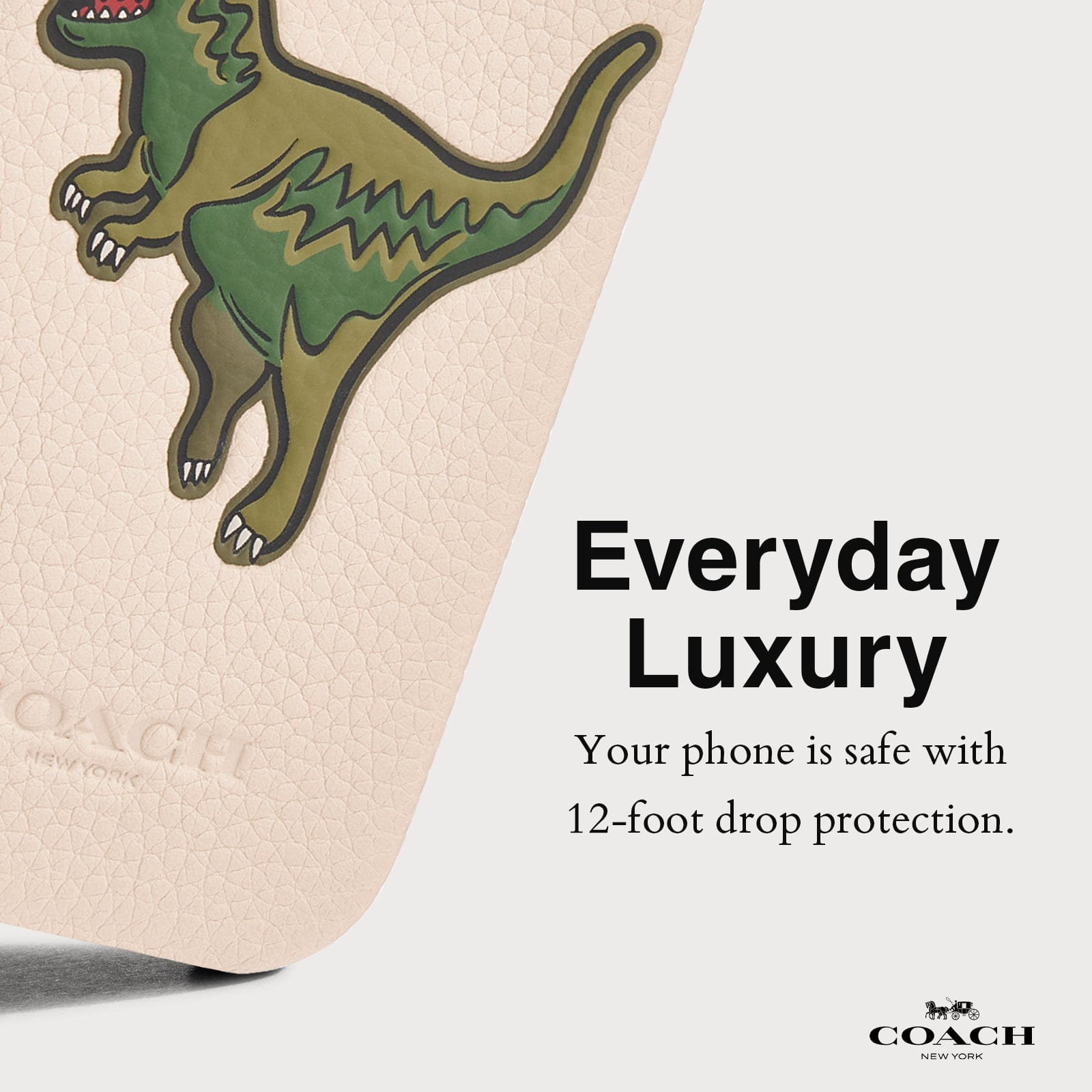 YOUR PHONE IS SAFE WITH 12-FOOT DROP PROTECTION