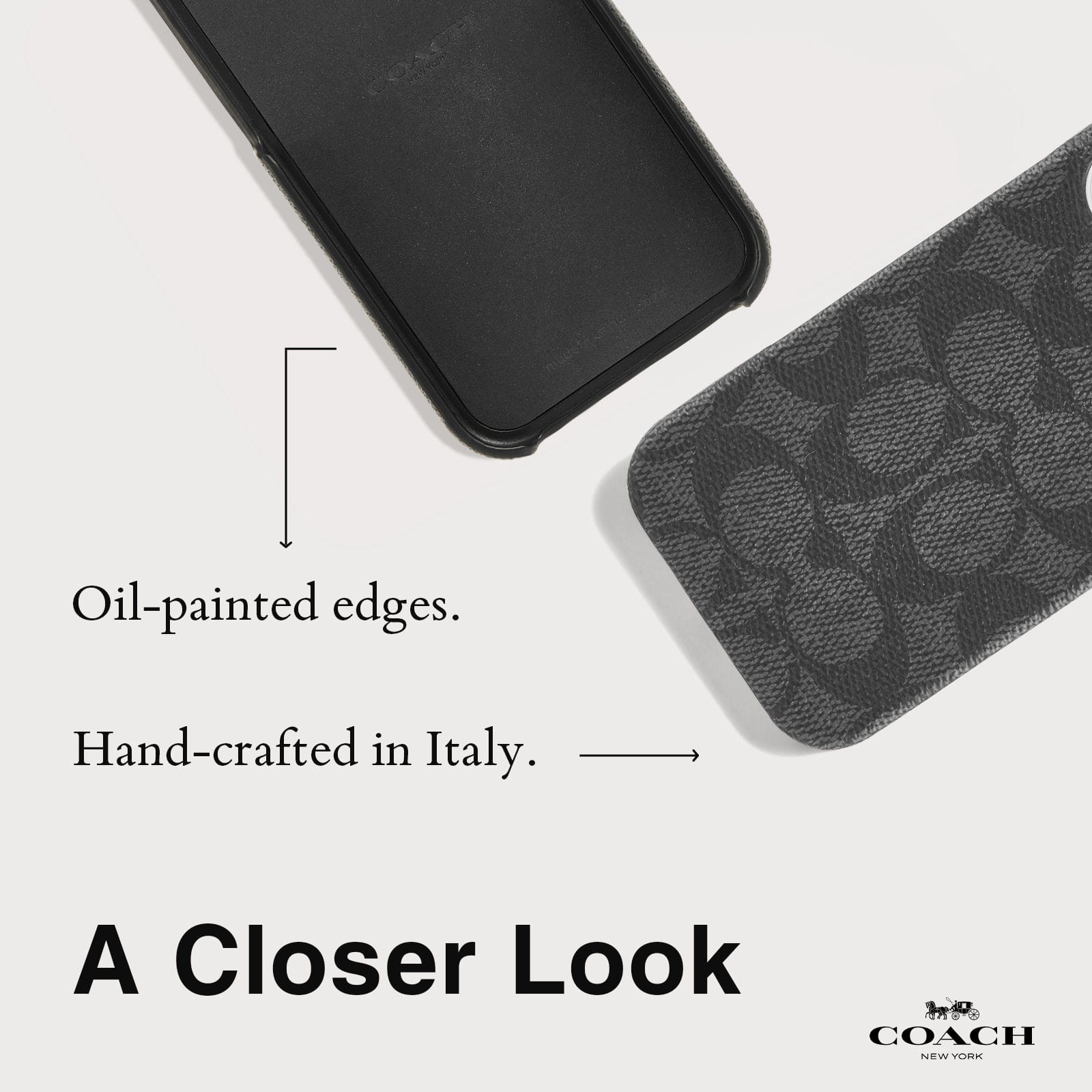 OIL-PAINTED EDGES. HAND-CRAFTED IN ITALY