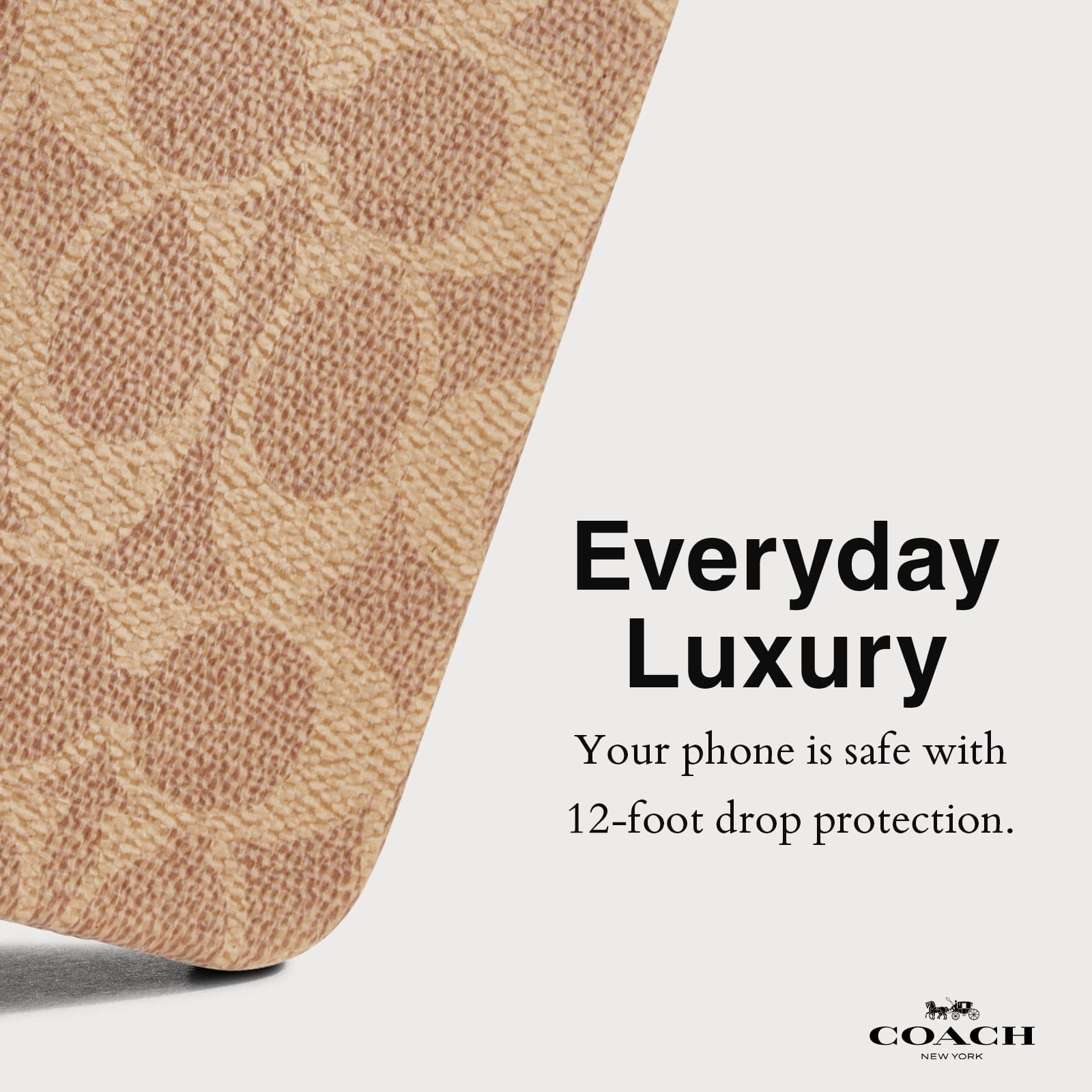 Coach Slim Wrap Signature Canvas Tan - iPhone 16