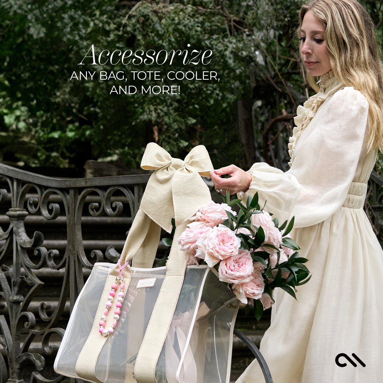 ACCESSORIZE ANY BAG, TOTE, COOLER AND MORE! #color_ballet pink pearl
