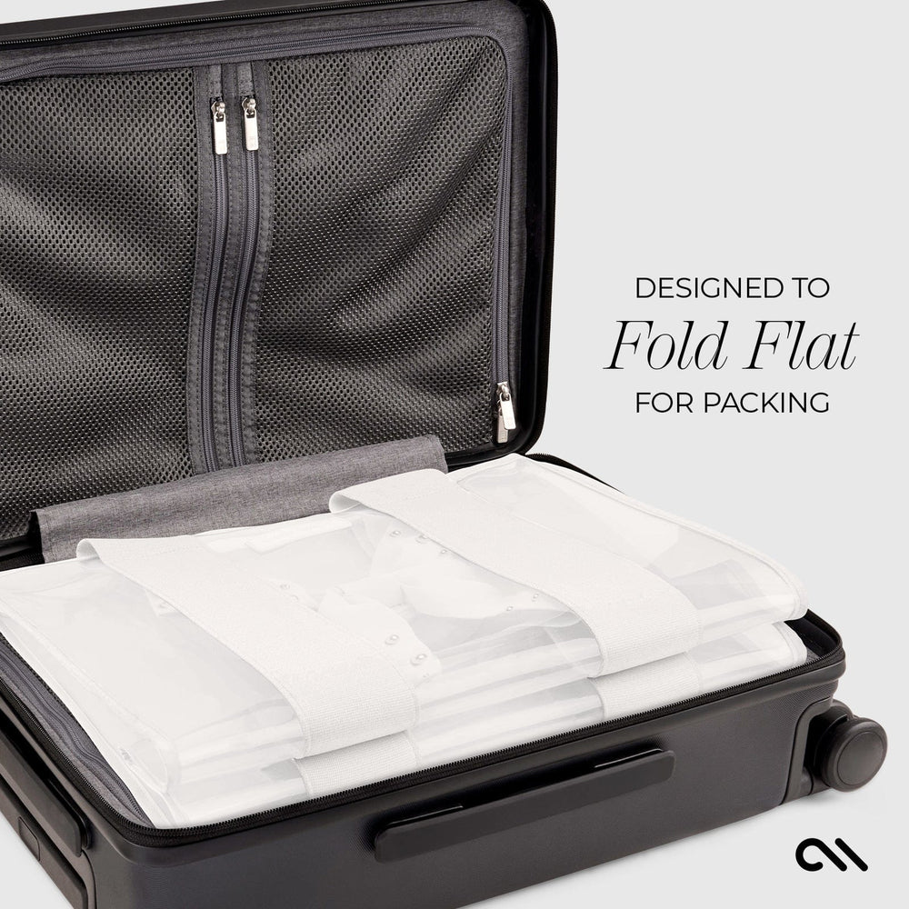 DESIGNED TO FOLD FLAT FOR PACKING #color_ivory pearl bow