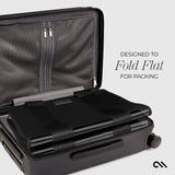 DESIGNED TO FOLD FLAT FOR PACKING #color_midnight black bow