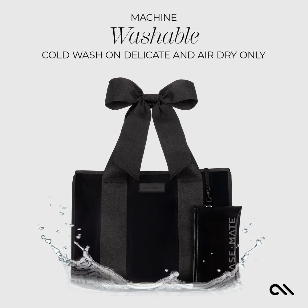MACHINE WASHABLE. COLD WASH ON DELICATE AND AIR DRY ONLY #color_midnight black bow