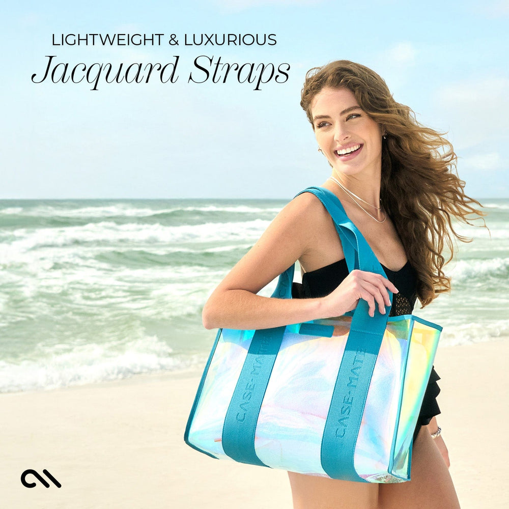 LIGHTWEIGHT AND LUXURIOUS JACQUARD STRAPS #color_emerald blue soap bubble®