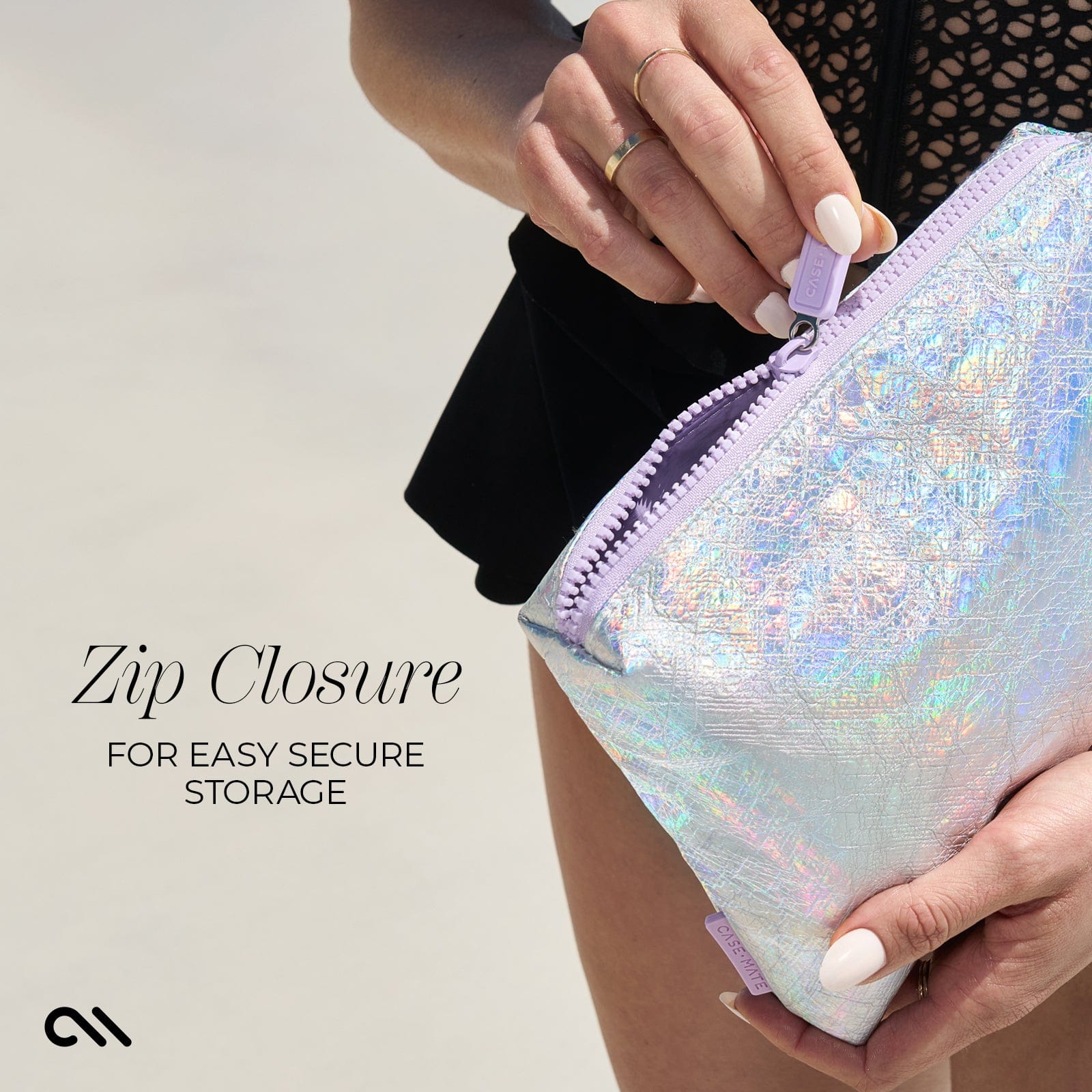 ZIP CLOSURE FOR EASY SECURE STORAGE