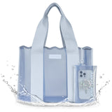 #color_carolina blue crochet wave