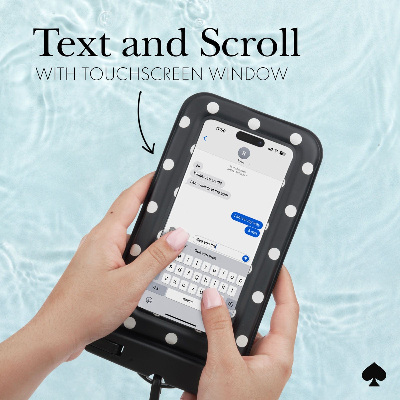 TEXT AND SCROLL WITH TOUCHSCREEN WINDOW