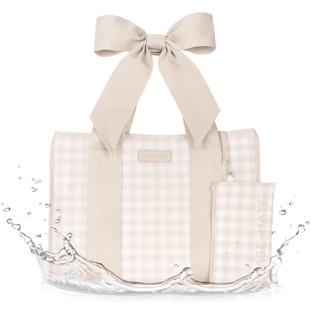 #color_latte gingham bow