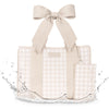Latte Gingham Bow