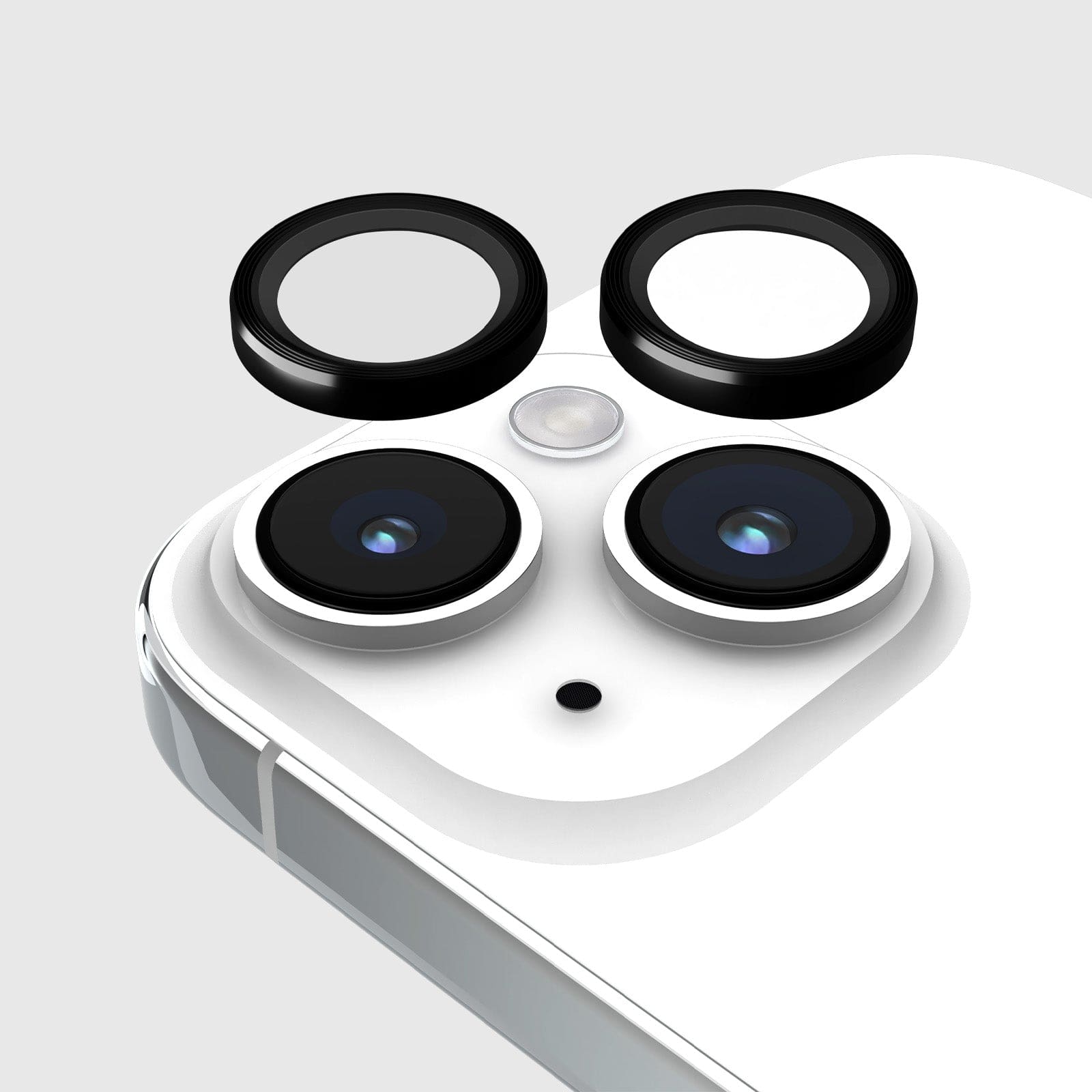 Aluminum Ring Lens Protector Black - iPhone 15 / 15 Plus