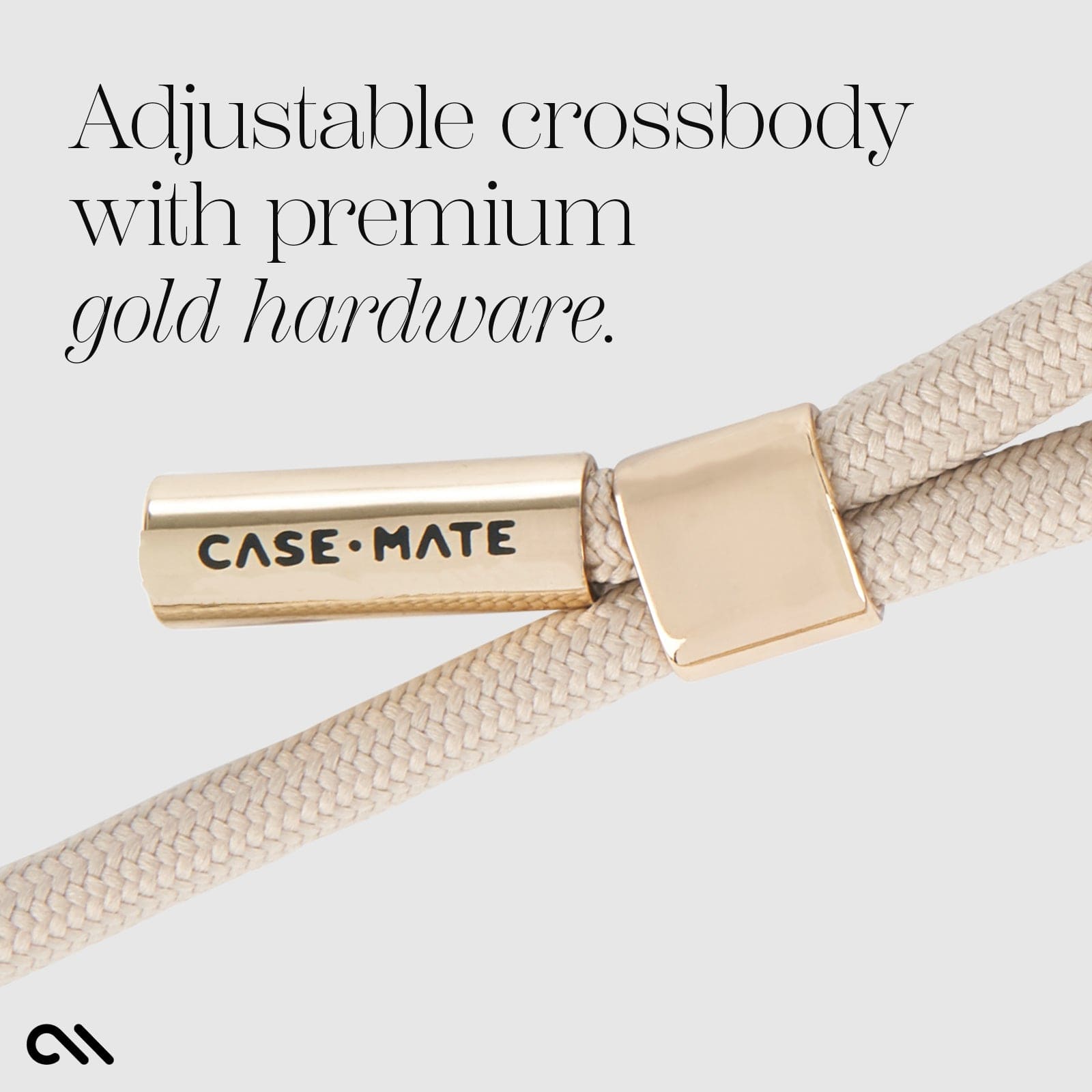 ADJUSTABLE CROSSBODY WITH PREMIUM GOLD HARDWARE