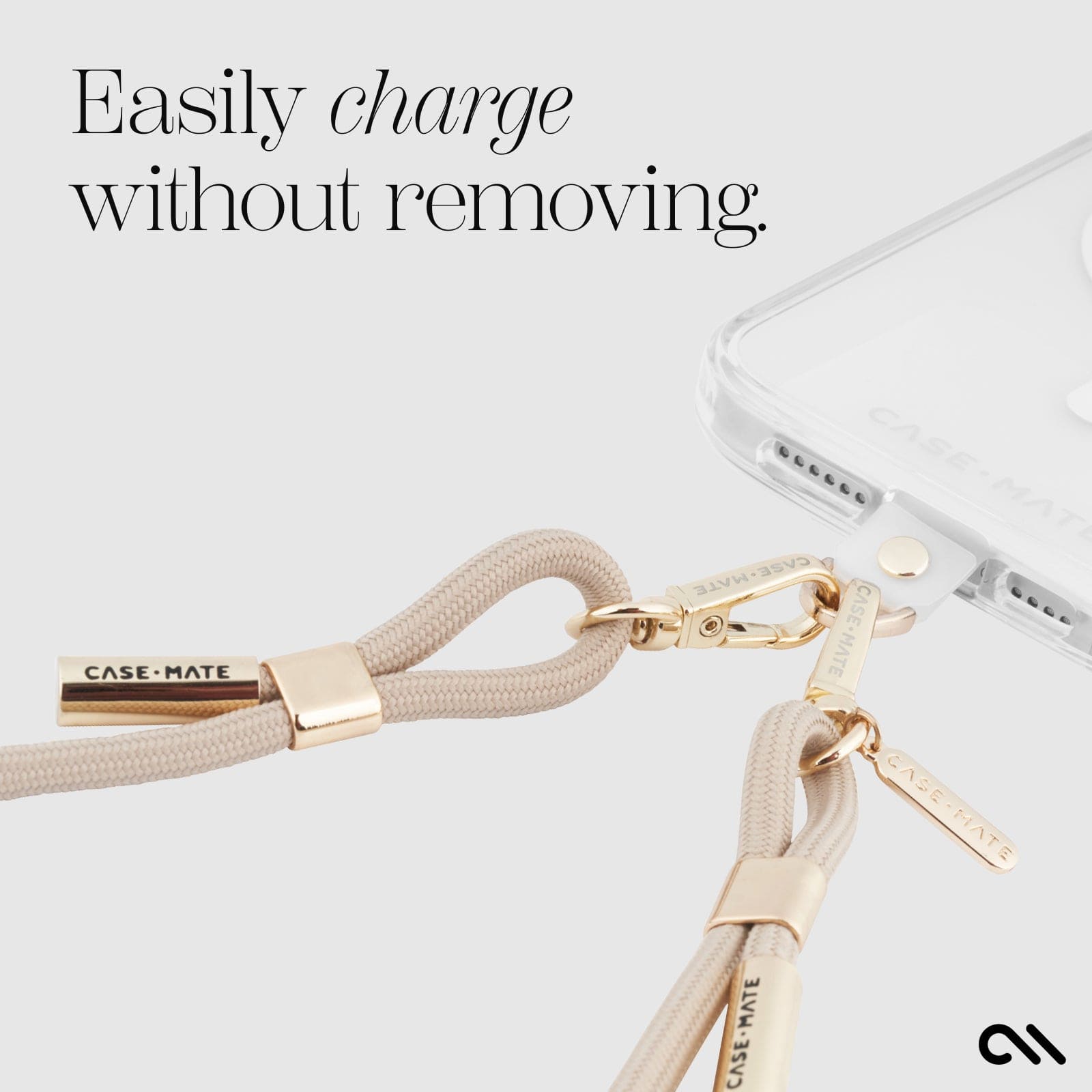 EASILY CHARGE WITHOUT REMOVING
