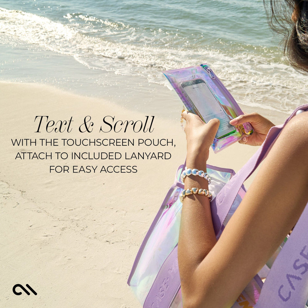 TEXT & SCROLL WITH THE TOUCHSCREEN POUCH, ATTACH TO INCLUDED LANYARD FOR EASY ACCESS #color_soap bubble®