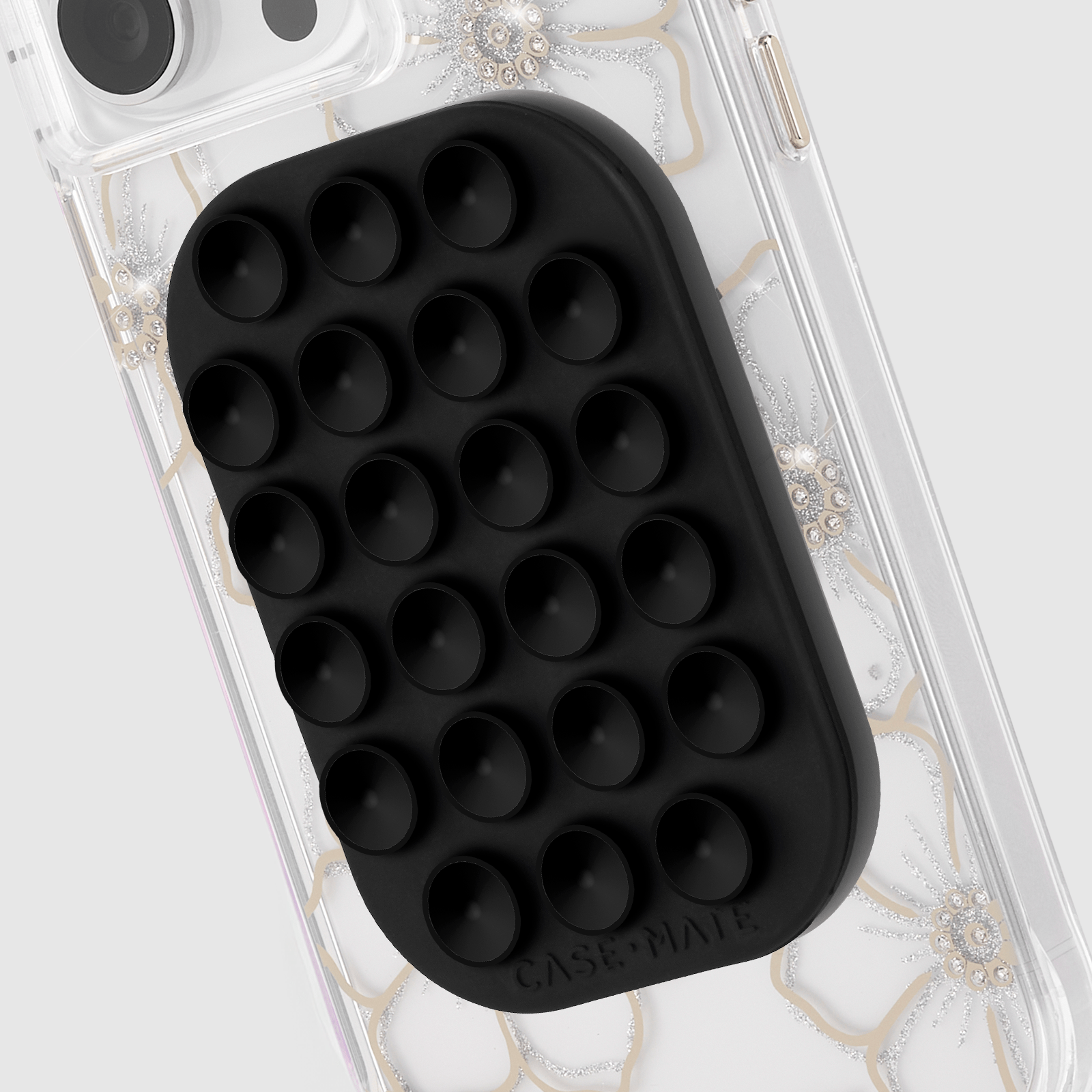 Stick It! Adhesive Suction Phone Mount Midnight Black