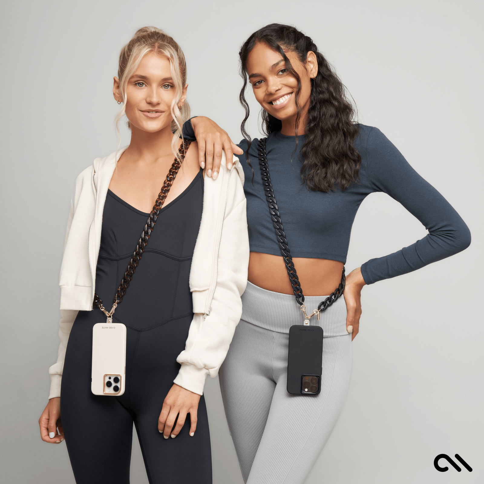 Black Chain Phone Crossbody