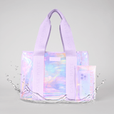 Soap Bubble Beach Tote With Phone Pouch #color_soap bubble®